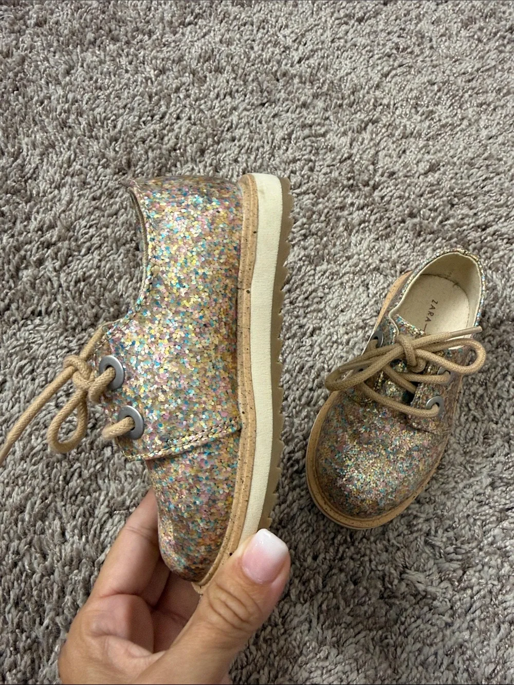 Zara sparkly multicolor